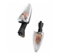 SHYYBD Indicatori di Direzione Indicatori di Direzione Anteriori per Motociclette, Lampada per Aprilia SSXV 550 750 1200 Dorsoduro RS4 125 4R 1000R NA 850GT 850 Mana SL 750 Shiver Frecce Moto(Chiaro)