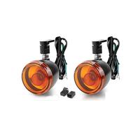 SHYYBD Indicatori di Direzione Indicatori di Direzione Anteriori per Motociclette per Harley Dyna Softail Sportster 883 1200 Indicatore di Direzione Lampada Lampeggiante Frecce Moto(Colore 2)