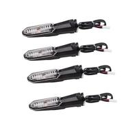 SHYYBD Indicatori di Direzione Indicatori di Direzione Lampeggianti per Motociclette, Lampada per K&awasaki Z250/SL Z300 Z750 Z800 per Versys 1000 650 X250/X300 Frecce Moto(Chiaro,4 Pezzi)