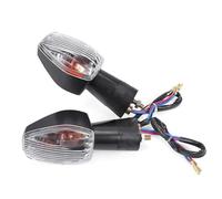 SHYYBD Indicatori di Direzione Indicatori di Direzione per Motociclette Lampada per H&Onda CB1000R CBF500 CBF600N CBF1000F XL700V Transalp 700 RVT1000R RC51 Frecce Moto(Chiaro)