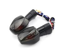 SHYYBD Indicatori di Direzione Indicatori di Direzione per Motociclette, Luce Lampeggiante per H&Onda CB 600F 600S 900F per Hornet 1300 400 SB/SF 1000R CBF 500 600N 1000F Frecce Moto(Fumo)