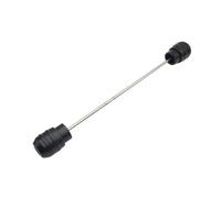 SHYYBD Protezioni Telaio Forcella Anteriore Posteriore Per Moto, Protezione Antiurto Per Ruota, Anticaduta Laterale, Per CFMOTO 450SR 450NK Protezione Anticadut(Nero,X-rear)