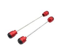 SHYYBD Protezioni Telaio Forcella Anteriore Posteriore Per Moto, Protezione Antiurto Per Ruota, Anticaduta Laterale, Per CFMOTO 450SR 450NK Protezione Anticadut(ROSSO,X-set)