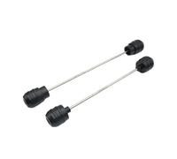 SHYYBD Protezioni Telaio Forcella Anteriore Posteriore Per Moto, Protezione Antiurto Per Ruota, Anticaduta Laterale, Per CFMOTO 450SR 450NK Protezione Anticadut(Nero,X-set)