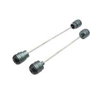 SHYYBD Protezioni Telaio Forcella Anteriore Posteriore Per Moto, Protezione Antiurto Per Ruota, Anticaduta Laterale, Per CFMOTO 450SR 450NK Protezione Anticadut(Titanio,X-set)