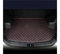SHYYBD Tappetini Per Bagagliaio Auto Per MG ZS EZS HS EHS 4 Per Mulan 5 Per Marvel R Accessori Auto Interni Tappetino Per Bagagliaio Rivestimento Pelle Tappetino Bagagliaio(NERO ROSSO,X-3)