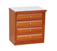 SHYYOULQE 1/12 Mobili da Cucina in Miniatura Lavello Cabinet Legno Contatore Display Decors per Case delle Bambole Bagno Modello Artigianale Progetto In Miniatura Cucina Cont