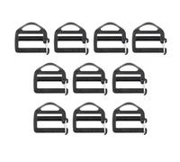 SHYYOULQE 10Pcs 25mm 2,5cm cinghia fibbia cinghia cinghia gancio clip con aperto regolabile tessitura zaino sostituzione set cinghia cintura