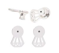 SHYYOULQE 4 chiusure per orecchini, tappi di ricambio per orecchini, accessori per gioielli adatti per attività all'aperto