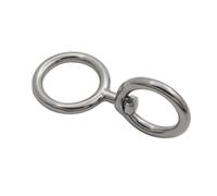 SHYYOULQE Anelli rotanti in acciaio inossidabile ad alta luminosità per migliorare la durata in spiaggia e uso costiero accessorio per escursioni