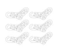 SHYYOULQE Confezione da 6 blocchetti in legno ispessito per esporre e mantenere la forma perfetta, progetti di lavoro a maglia, forniture per maglieria, Misura unica, come descritto