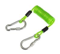 SHYYOULQE Cordino per immersioni subacquee pesante in acciaio inossidabile a spirale con rilascio rapido per fotocamere, immersioni subacquee leggere