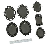 SHYYOULQE Creative Hollow Frame 7PCS Accessori Decorativi per 1/12 Casa di Bambola Scena Disposizione e Modello Progetto Raccolta di Accessori per la Casa di Bambola