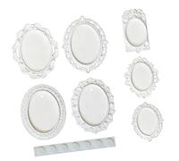 SHYYOULQE Creative Hollow Frame 7PCS Accessori Decorativi per 1/12 Casa di Bambola Scena Disposizione e Modello Progetto Raccolta di Accessori per la Casa di Bambola