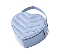 SHYYOULQE Custodia cosmetica a forma di cuore per pianificare gioielli da viaggio con graffio permanente Sostanza immunitaria Tender Jewelry Storage Gift