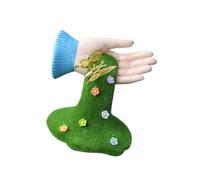 SHYYOULQE Incantevole statua a forma di mano e farfalla per decorare la casa e il giardino, regalo di inaugurazione della casa, erba, patio e sentiero ornamento erba decors