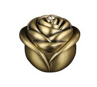 SHYYOULQE Organizer per gioielli con rose antiche e fiori, scatola da viaggio per orecchini, collane, espositore per bracciali, anelli