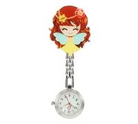 SHYYOULQE Orologio versatile in morbido silicone per infermieristica, orologio professionale ospedaliero per ospedale e clinica, orologio professionale sanitario, Fata dei fiori