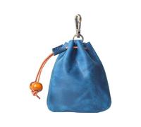 SHYYOULQE Sacchetti per esposizione gioielli in pelle piccola borsa da appendere perfetta per orecchini, bracciali, armadio, bagno, organizer per gioielli in pelle fatti a mano
