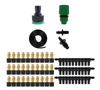 SHYYOULQE Set di irrigazione automatica per irrigazione da giardino Kit di gocciolamento in vaso Kit di raffreddamento a spruzzo per kit di gocciolamento per piante con interno esterno per irrigazione