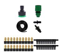 SHYYOULQE Set di irrigazione automatica per irrigazione da giardino Kit di gocciolamento in vaso Kit di raffreddamento a spruzzo per kit di gocciolamento per piante con interno esterno per irrigazione