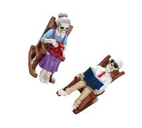 SHYYOULQE Statuetta artistica in resina per amanti dei libri, scultura di coppia per giardino, davanzale e biblioteca, decorazione per la casa, estetica vintage