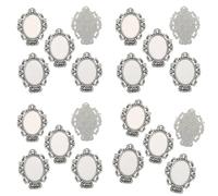 SHYYOULQE Supporto ovale in lega resistente adatto per gioielli e pietre preziose che forniscono una parte stabile di lunga durata per gioielli, Misura unica, come descritto