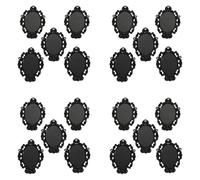 SHYYOULQE Supporto ovale in lega resistente adatto per gioielli e pietre preziose che forniscono una parte stabile di lunga durata per gioielli, Misura unica, come descritto