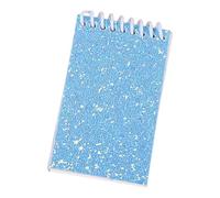 SHYYOULQE Taccuino a doppia spirale con 20 fogli di pagine con tasca sfoderata, copertine colorate con paillettes, per scrivere, disegnare, fare schizzi, quaderni eleganti