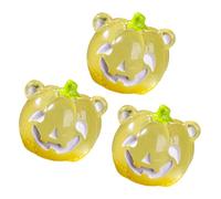 SHYYOULQE Zucche illuminanti automatiche Scena in miniatura Zucche incandescenti Ornamenti da giardino per percorsi all'aperto Decorazione in miniatura Halloween Decorazione incandescente