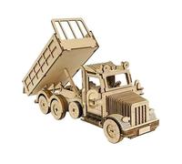 SHZWD Camion Pesanti 3D Puzzle in Legno per Adulti, Modello di Ingranaggio Meccanico Kit, Autoassemblaggio Rompicapo Giocattol per Regali di Compleanno di Natale