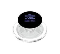 "Sì, a volte parlo da solo quando ho bisogno di consigli di un esperto" PopSockets PopGrip per MagSafe