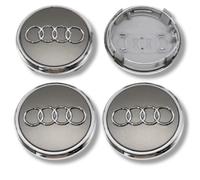 Si Adatta A Audi Coprimozzo In Lega X4 Nero Grigio 77Mm Molti Modelli 4L0601170