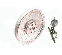 Si Adatta A Royal Enfield BSA Cerchio Anteriore + Mozzo Completo Lucido Da 7''