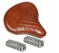Si Adatta A Royal Enfield Standard Sella In Vera Pelle Solo Con Molle Marrone