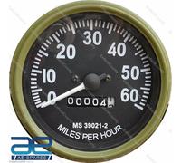 Si Adatta A Willys MB Ford GPW M38 CJ2A CJ3A Jeep Speedometer In Verde Oliva