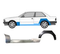 Si adatta: Bmw 3 E30 1982-1987 2 Porta Passaruota Posteriore + Soglia + Pannello