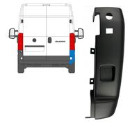 Si adatta: Fiat Ducato 2018- Angolo Del Paraurti Posteriore 180 Degree / Diritto