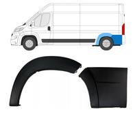 Si adatta: Fiat Ducato 2018- Posteriore Pannello Di Rifinitura Della Modanatura