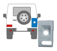 Si adatta: Mercedes G Class 1979- Pannello D'angolo Posteriore Più Basso / Diri