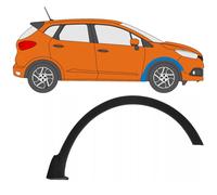 Si adatta: Renault Captur 2013-2020 Copertura Del Passaruota Anteriore / Diritto