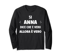 Si Anna Dice Che Vero es Allora è Vero Nome Anna Maglia a Manica