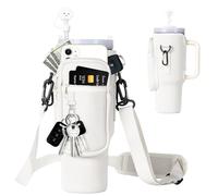 Si applica a Stanley Cup Borsa Termica da 40 once con Cinturino Regolabile e Tasca per Telefono - Accessori da Escursione Sportiva, Viaggi e Uso Quotidiano (Bianco)