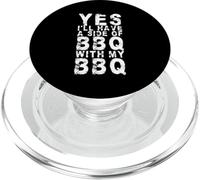 Sì, avrò un lato del barbecue con il mio barbecue divertente grigliare PopSockets PopGrip per MagSafe