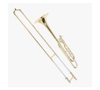 Si Bemolle In Fa Tenore Cambio Ritmo Trombone Strumento Ottone Laccato Oro Trombone Con Bocchino Set con Trombone