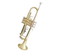 Si Bemolle Tromba A Tre Toni Strumento In Ottone Corno Studente Esame Di Prestazione Professionale Per Banda Principiante (Color : Lacquered gold)