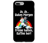 Sì Buongiorno Zitto E Porta Il Caffè Unicorno Mietitore Custodia per iPhone 7 Plus/8 Plus