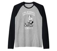 Sì, certo che ho un piano pensionistico Divertente nonna procione Maglia con Maniche Raglan