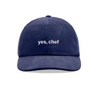 Si, Chef Velluto a Coste Cappello Baseball Vintage Unisex Papà Funny BBQ Hotdog