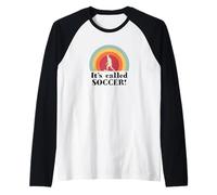 Si Chiama Calcio Divertente Calcio Maglia con Maniche Raglan